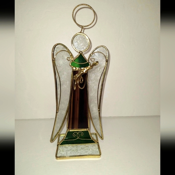 Stained Glass Standing Angel - Picture 8 of 8